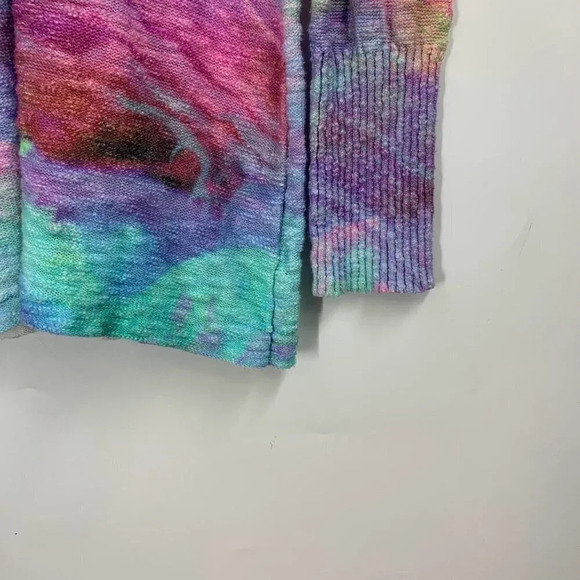 Soft Surroundings Women's‎ Lenore Multicolor Knit Pullover Sweater Size S - Picture 5 of 13